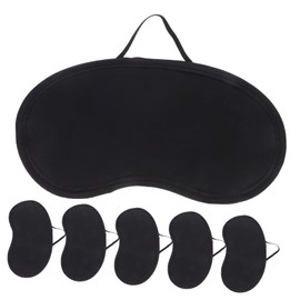 BIUDECO 6pcs Blackout Sleep Mask Lightweight Breathable Eye Covers for Travel Meditation Nap with Soft Comfortable for