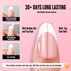 NOVO OVO White French Tip Oval Nail Tips, Press on
