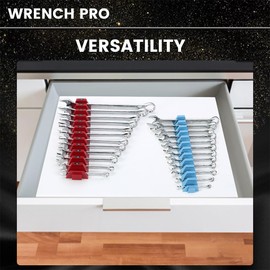 Modular Wrench Holder Tool Box Drawer Organization Solution Magnetic Modular Wrench Organizers For Tool Drawers, green, 54cm