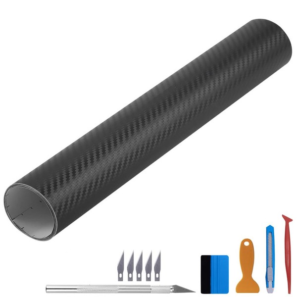LZLRUN LZLRUN Free Tool Kit 3D Carbon Fiber Vinyl Tape
