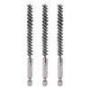 HARFINGTON 3pcs Stainless Steel Bore Brush 8mm Dia Cleaning Wire