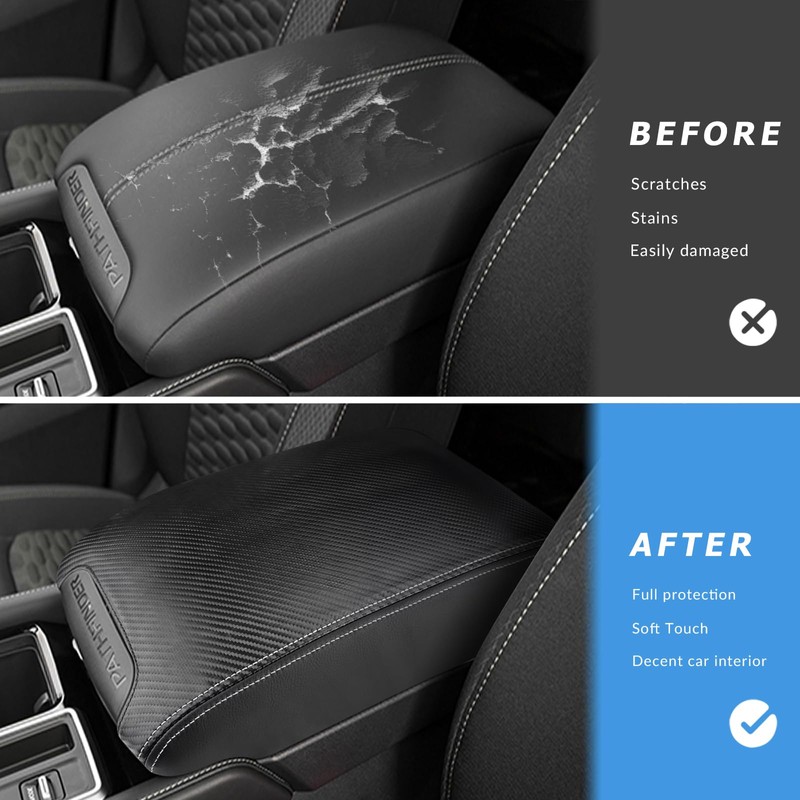 INTGET Center Console Cover for Nissan Pathfinder Accessories 2022 2023