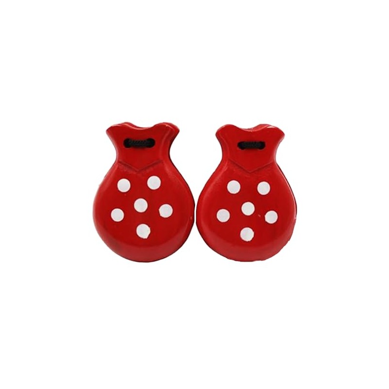 Wooden Castanets in Spanish Elements Design for Sevillana Parties, Flamenco