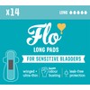 FLO Organic Sensitive Bladder Long Bamboo Pads (14 Pads)