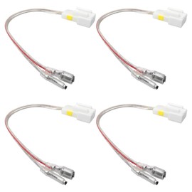 4pcs Car Door Speaker Wiring Harness Adapter Connector Plug Wires Fit for Subaru 2015-2020 WRX STI & for 2012-2019 Outback Legacy, by Xspeedonline