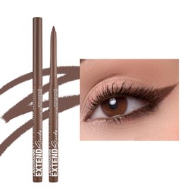 Mefyhtune Eyeliner Brown Waterproof Retractable Matte Brown Pencil Eyeliner Smudge-proof Hypoallergenic (09#)