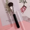 IPRESTA Flat Angled Foundation Brush with Black Wooden Handle foundation