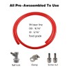 PERA 5/16" Ball Lock line Assembly, MFL Gas Disconnect with