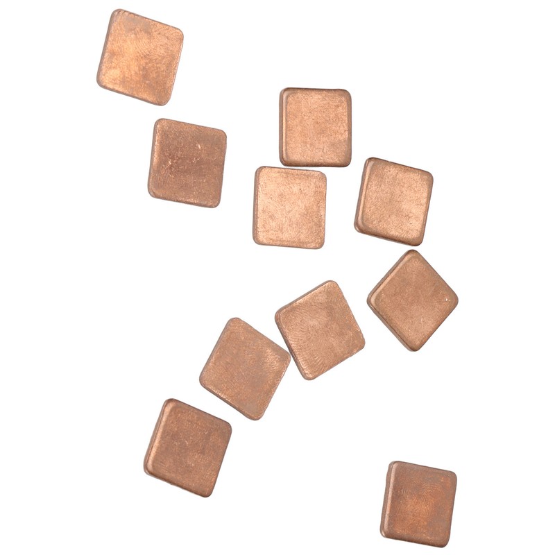 100pcs Heatsink 401w/mk Thermal Conductivity Burr Free Glossy Copper Material