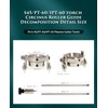 S45 Circinus Roller Guide Plasma Circle Guide Compass Wheel for