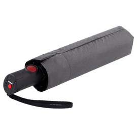 Knirps C.205 Medium Duomatic Pocket Umbrella with Automatic Open/Close Solid Rock, Rock