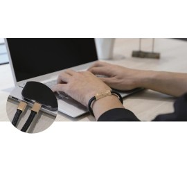 Sontax Bracelet Faux Leather Braided USB-A Lightning Fast Charging/Data MFi-Certified