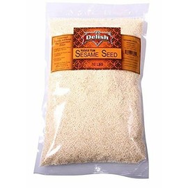 It's Delish Natural Raw White Sesame Seeds by Its Delish, 5 lbs