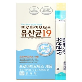 Chong Kun Dang Health Co., Ltd. Probiotics Lactobacillus 19 Tick T-Tex Stick Powder / 종근당건강(주) 프로 바이오 틱스 유산균 19 틱 티 텍스 스틱 가루 분말