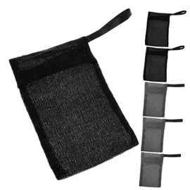 6 piezas Bolsa de Jabón de Malla Exfoliante Resistente y de Limpiar para Barra de Jabón Rápida para Cara Manos Baño y Ropa