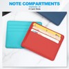 PATIKIL Minimalist Slim Wallet, 2 Pcs Leather Front Pocket Credit