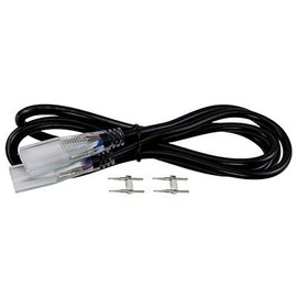 Brilliant Brand Lighting 125 Volt LED SMD 5050 Strip Light Female to Female Extension - 5 feet - Black