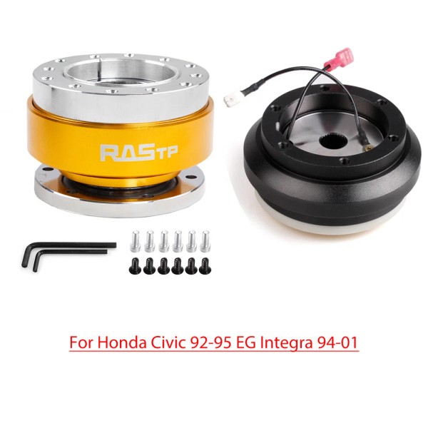 BATU Gold Quick Release+Short Hub Adapter EG for Honda Civic