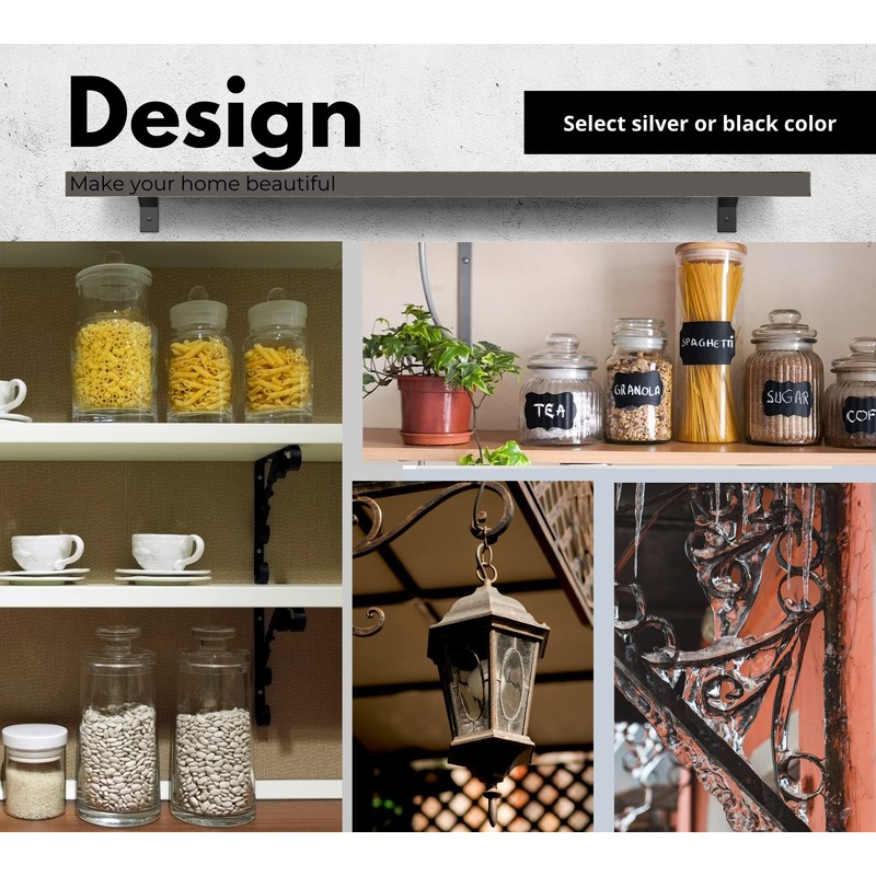 DOJA Barcelona | Forged Shelf Brackets | Cast Iron Shelf