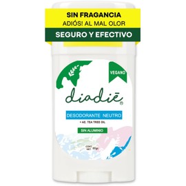 DIADIE KIDS Desodorante natural para Niños, Barra, Neutro 1 Pza