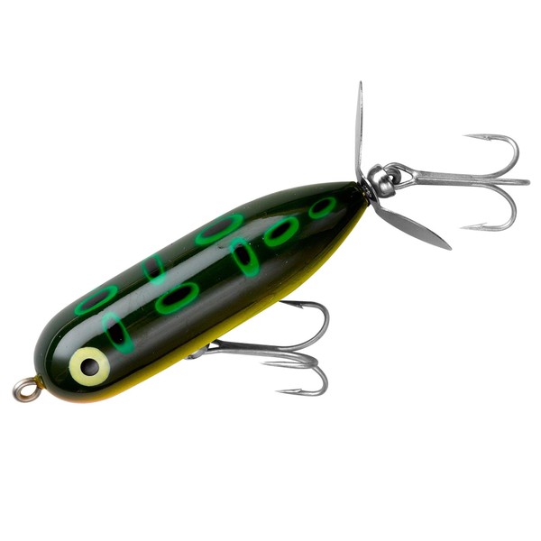Heddon Torpedo Prop-Bait Topwater Fishing Lure with Spinner Action, Baby Bass, Baby Torpedo (3/8 oz)