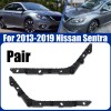 WenQi Pair Rear Bumper Brackets For 2013-2019 Nissan Sentra Driver
