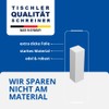 Universal Skirting Board Corner Tower MDF White (without Bevel) 65