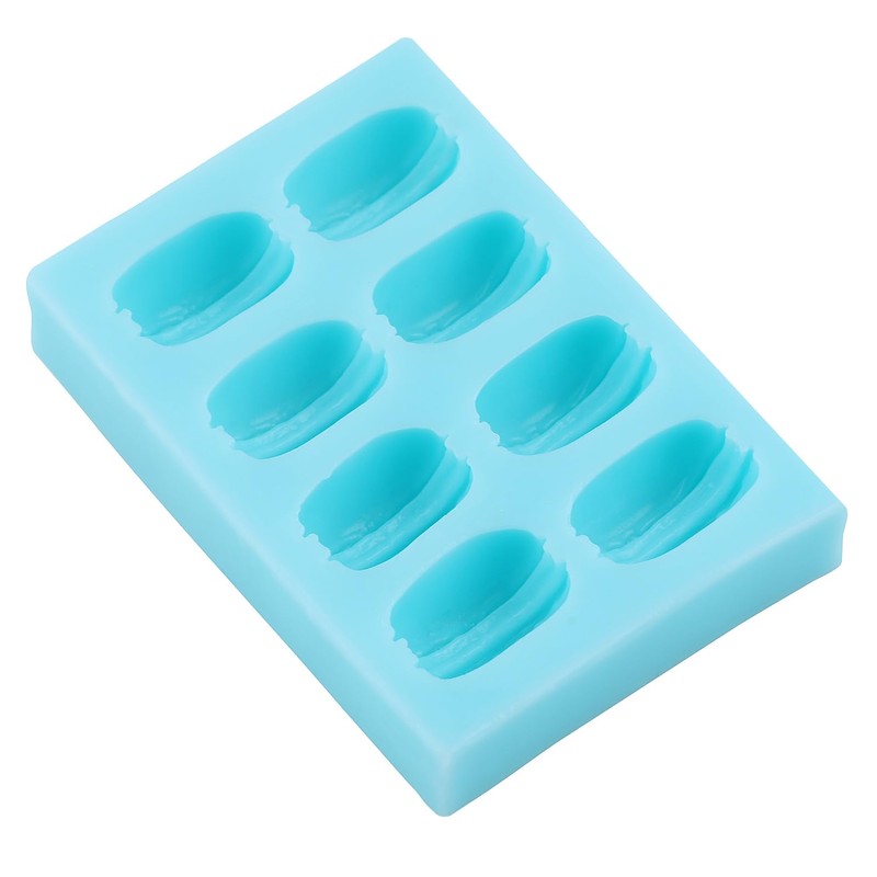 3D Macaron Fondant Mold Macaron Hamburger Silicone Mold