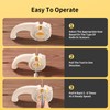PUOPOSTY 6-in-1 Knife Sharpener with Rotary Knob, Multi-Use Sharpener for