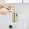 BGL Soap Dispenser Stainless Steel 304 Gold Wall Mount Liquid