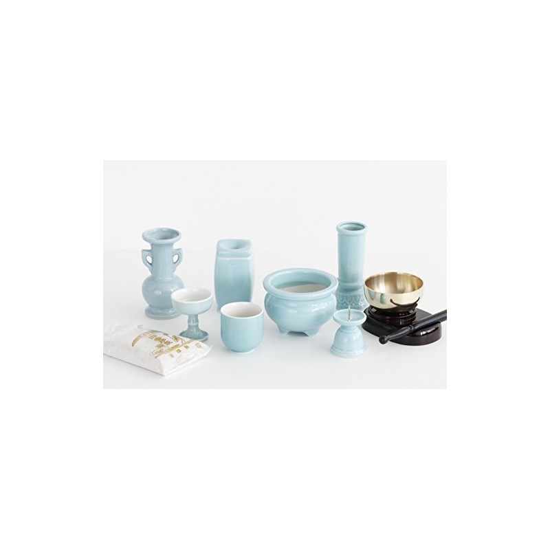 Domestic Category: Buddhist Ritual Implements Set * Ceramic * Category: