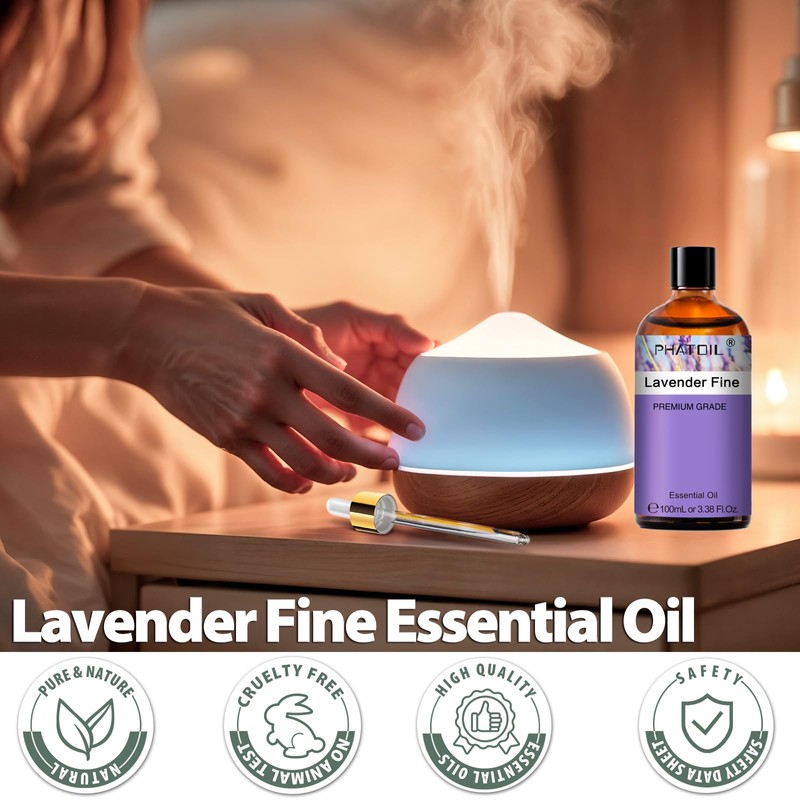 PHATOIL Genuine Lavender Oil Aroma Oil Lavender Essential Oil Natural