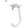 Alberts 800857 Bicycle Hook Curved Blue Galvanised Hook Depth 90