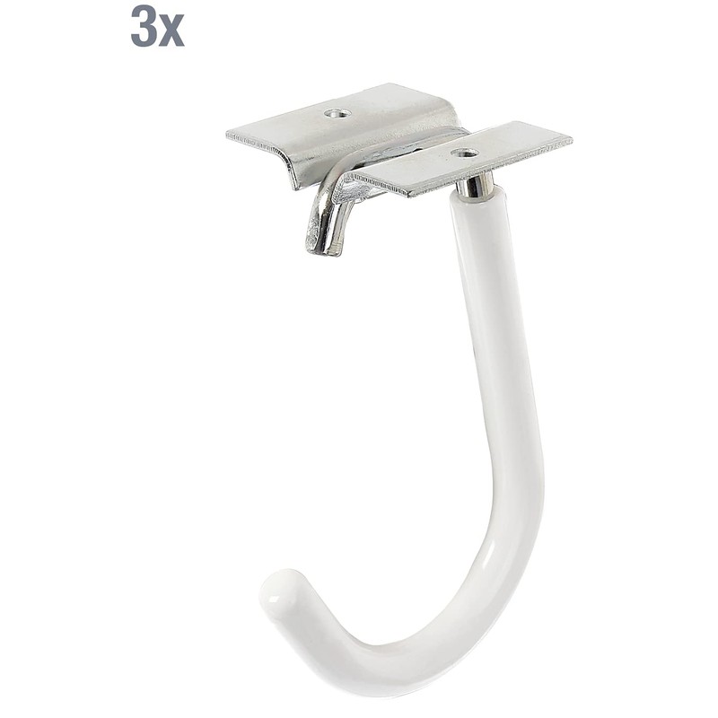 Alberts 800857 Bicycle Hook Curved Blue Galvanised Hook Depth 90