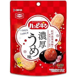 Kameda Seika Happy Turn, Mini, Rich Umeshi, 1.1 oz (30 g) x 3 Bags