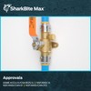 SharkBite Max 3/4 Inch Ball Valve with Drain Vent and