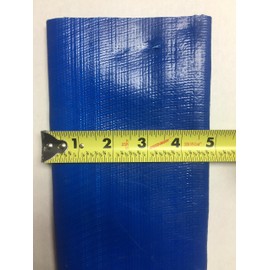 (3" Dia. x 50 ft) - HydroMaxx 6 Bar Heavy Duty Reinforced PVC Lay Flat Discharge and Backwash Hose