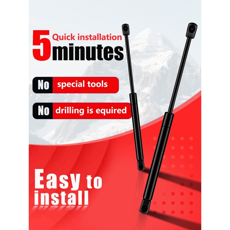Vepagoo C16-22360 13 inch 35 Lb/156N Gas Shocks Struts for