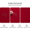 Softalker largeChristmas Tablecloth Red Wipe Clean Table Cloth 137x274 CM