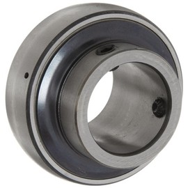 SKF YAR 208-108-2F Ball Bearing Insert, Double Sealed, Setscrew Locking, Regreasable, Steel, 1-1/2" Bore, 80 mm OD , 21 mm Outer Ring Width, 5310.00 pounds Dynamic Load Capacity