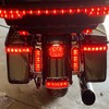 HDBUBALUS Saddlebag Accent LED Insert Saddlebag Filler Support Tail Brake