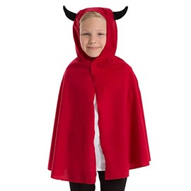Charlie Crow Little Devil cape costume for kids one size fits all 3-8 Years
