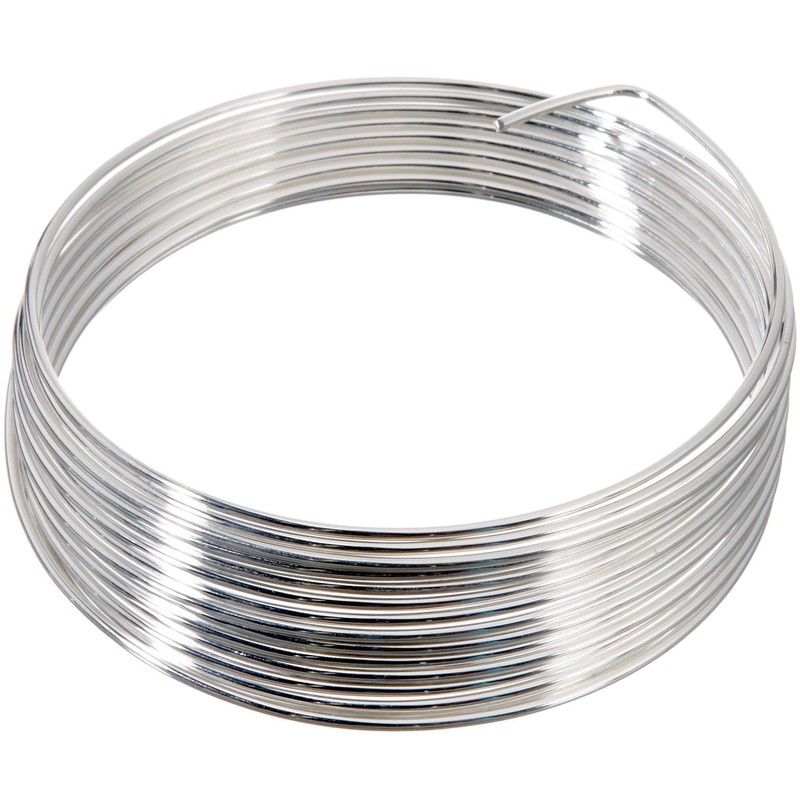 Gütermann/KnorrPrandell 6461123 - Filo Metallico 1,2mm Ø, Colore: Argento