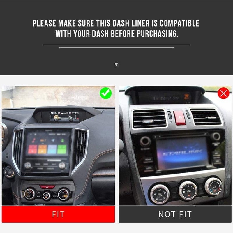 Auovo Subaru XV Impreza Forester sk Display Front Mat Dashboard