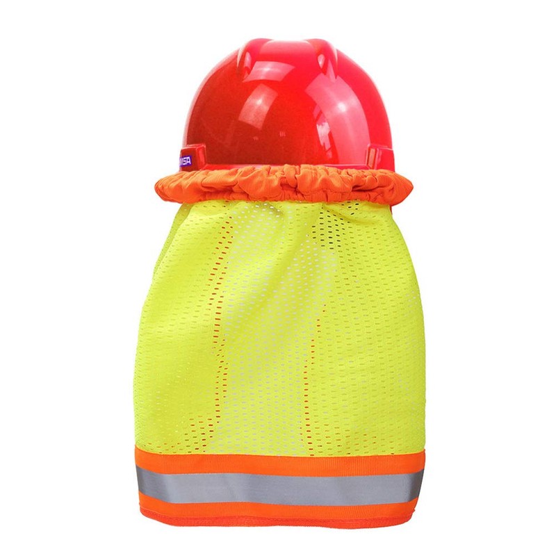 EXCEART Full Hard Hat Sun Shade 4pcs Summer Accessories Helmet