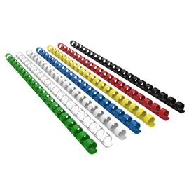 RAYSOONER CR12 Binding Rings, Multicolor, Hole Diameter: 0.5 inches (12 mm), 80 Pieces, A4 Size, 100/Box