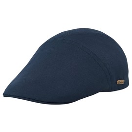 Sterkowski Model Ivy Five | 100% Combed Cotton Flat Cap for Men and Women | Lightweight Hand Stitched Classic Flat Cap, navy, 60