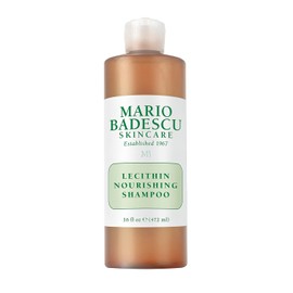 Mario Badescu Shampoo nutritivo con lecitina | Shampoo hidratante y humectante para hombres y mujeres con aceite de jojoba y lecitina | Ayuda a restaurar el cabello seco, dañado y teñido | 1177 ml