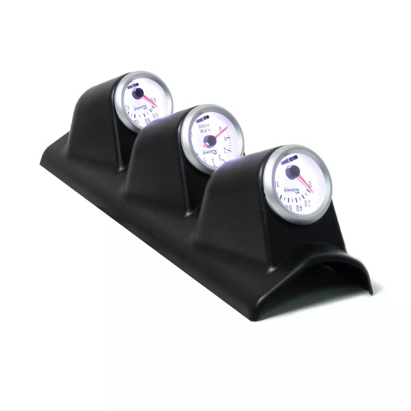 SEER DESIGNER 2" 52mm 7 Color LED Triple 3 Gauge