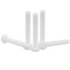 Piutouyar 20 Pair M8x50mm White Nylon Hex Bolts Plastic Hex